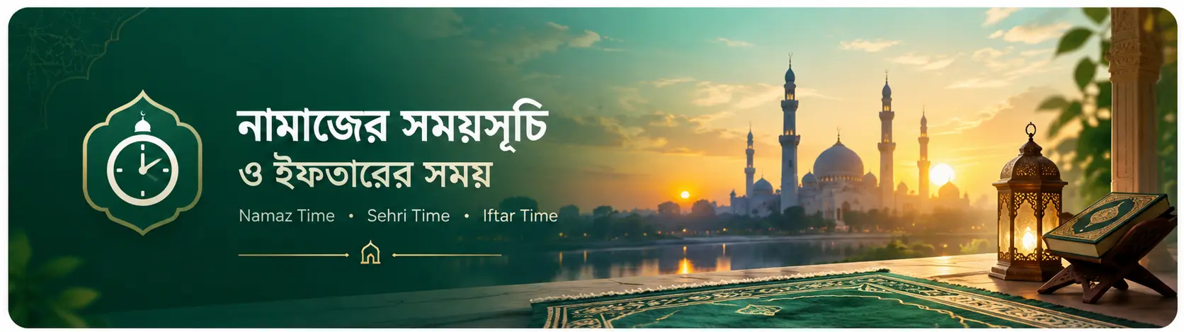Namaz, Sehri & Iftar Time